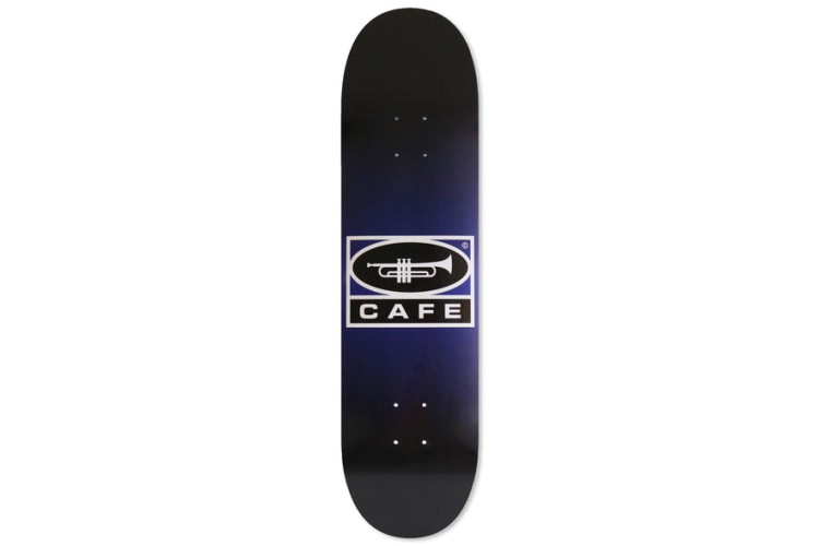 Skate Cafe Trumpet Logo Deck Navy