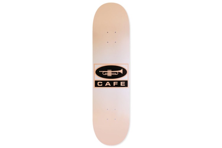 Skate Cafe Trumpet Logo Deck Peach