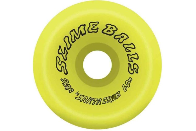 Slime Balls Wheels Scudwads Vomits Neon Yellow 95a