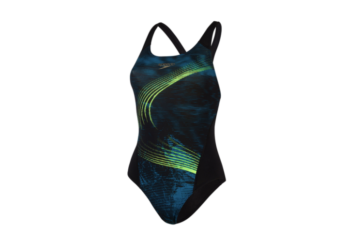 Speedo Placement Record Breaker Swimsuit Black