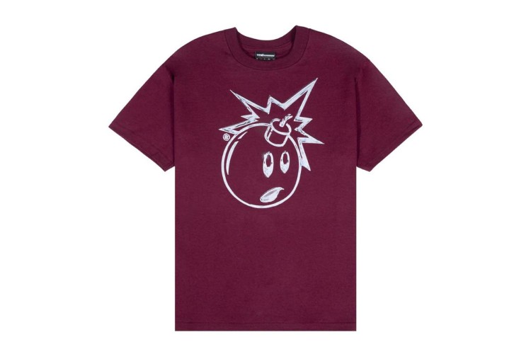 The Hundreds Chrome Adam T-Shirt Burgundy