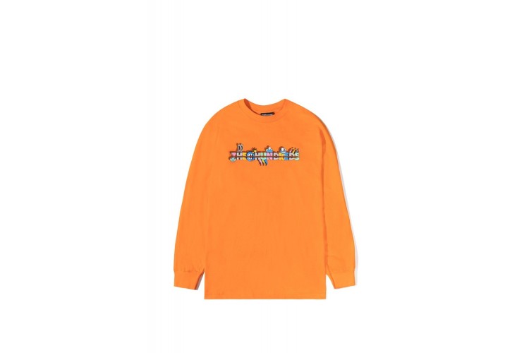 The Hundreds Kieran Long Sleeve T-Shirt Orange