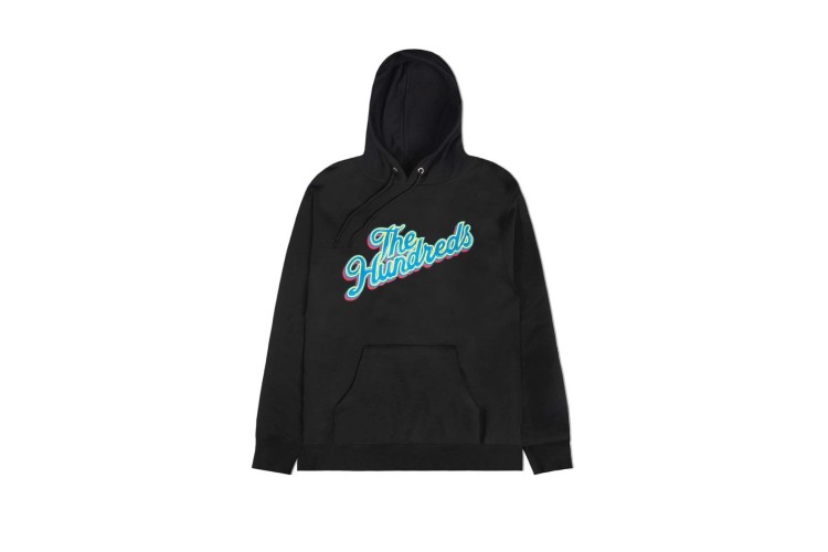 The Hundreds Moon Slant Pullover Hoody Black