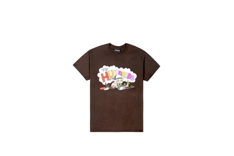 The Hundreds Plotting T-Shirt Chocolate