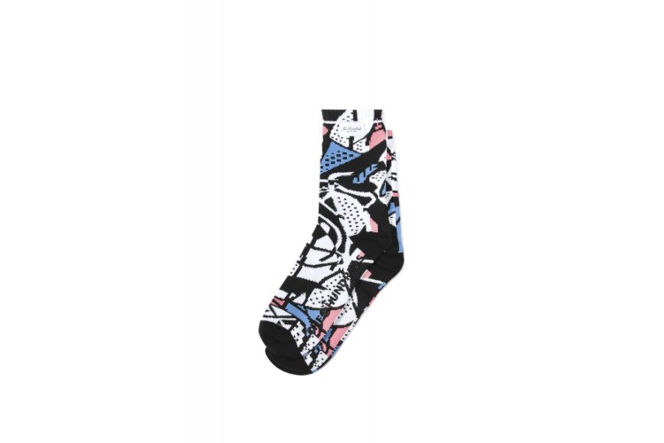 The Hundreds Roy Crew Socks Pink