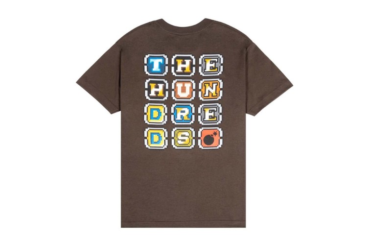 The Hundreds Slug Bomb T-Shirt Dark Chocolate