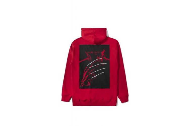 The Hundreds x A Nightmare On Elm Street Cover Hooded Pullover Red
