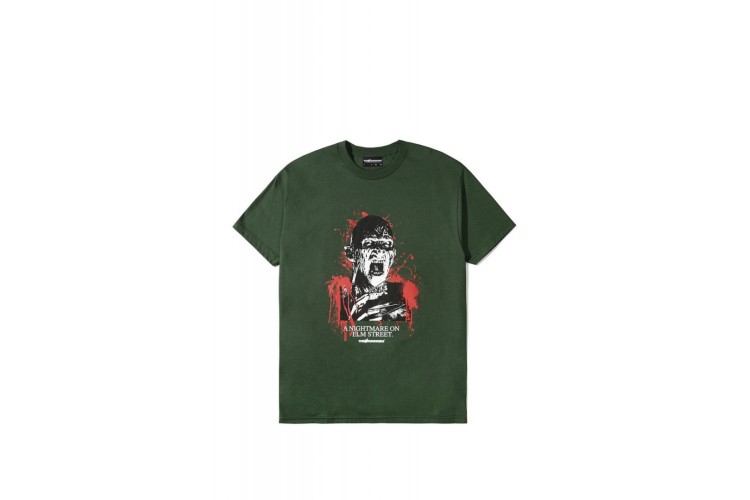 The Hundreds x A Nightmare On Elm Street Nightmare T-Shirt Green
