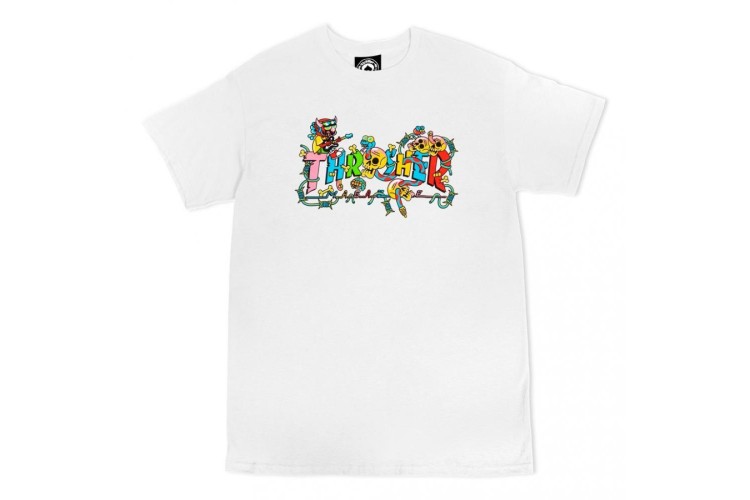 Thrasher Devils Music T-Shirt White