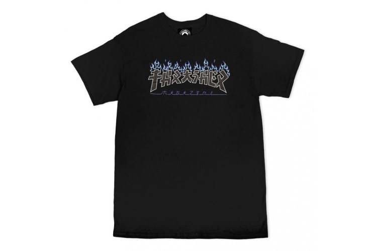 Thrasher Godzilla T-Shirt Charred Black