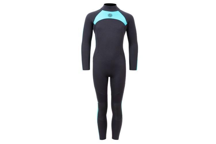 Two Bare Feet Flare 2.5mm Junior Wetsuit (Black/Mint)