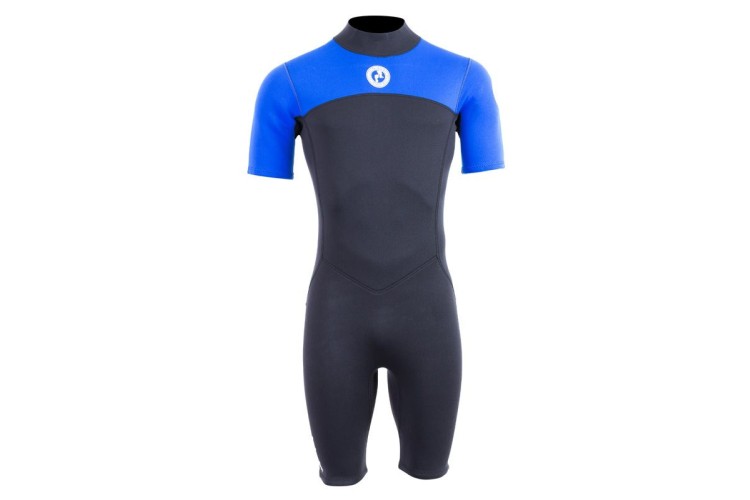 Two Bare Feet Thunderclap 2.5mm Mens Shorty Wetsuit (Blue / Black)