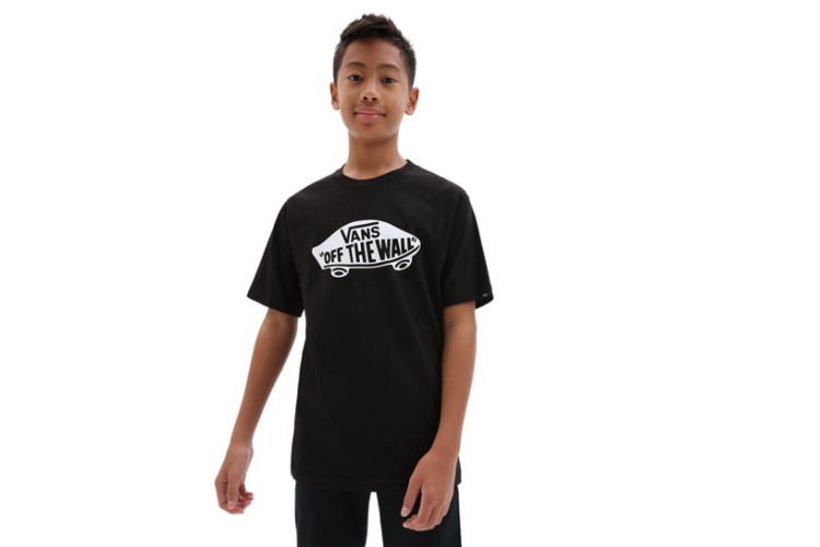 Vans Off The Wall Kids T-Shirt Black / White