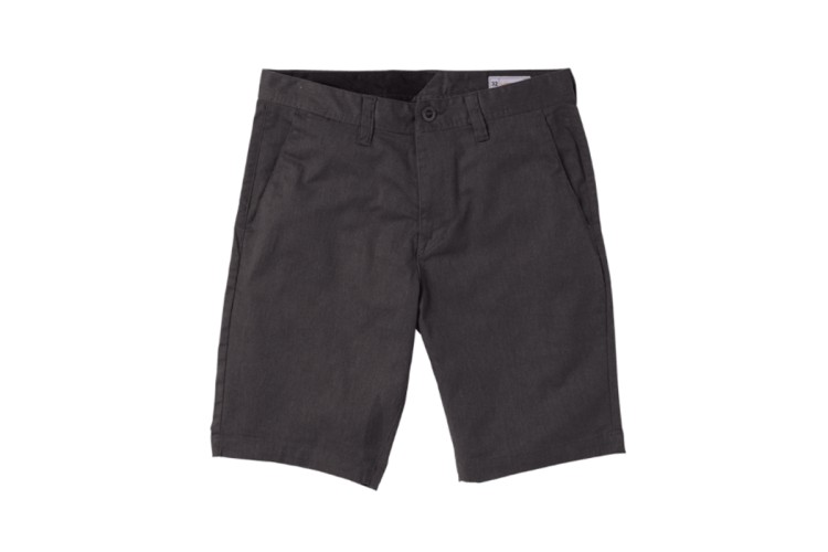 Volcom Frickin Modern Stretch Chino Shorts Charcoal Heather