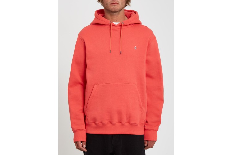 Volcom Single Stone Pop Over Hoodie Cayenne Red
