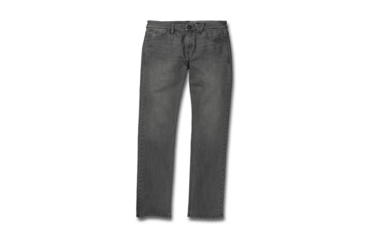 Volcom Solver Denim Jeans Grey Vintage Denim