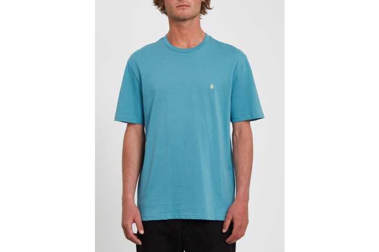 Volcom Stone Blanks T-Shirt Niagra Blue
