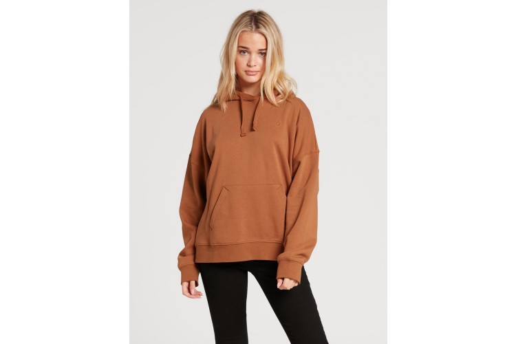 Volcom Stone Heart Hoodie Mocha Brown