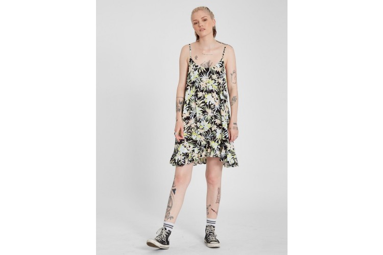 Volcom Thats My Type Cami Dress Lime